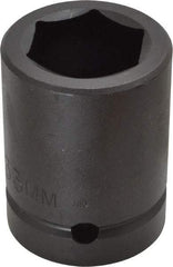 Proto - 1" Drive 33mm Standard Impact Socket - 6 Points, 2-7/16" OAL - Eagle Tool & Supply