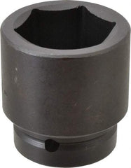 Proto - 1" Drive 50mm Standard Impact Socket - 6 Points, 3" OAL - Eagle Tool & Supply