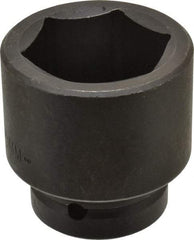 Proto - 1" Drive 55mm Standard Impact Socket - 6 Points, 3-7/64" OAL - Eagle Tool & Supply