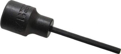 Proto - 3/8" Drive, 1/8" Impact Hex Bit Socket - 1-5/8" Bit Length, 2-23/32" OAL - Eagle Tool & Supply
