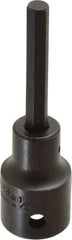 Proto - 1/2" Drive, 1/4" Impact Hex Bit Socket - 1-3/4" Bit Length, 3-1/4" OAL - Eagle Tool & Supply
