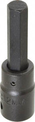 Proto - 1/2" Drive, 12mm Impact Hex Bit Socket - 3-1/4" OAL - Eagle Tool & Supply