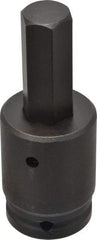Proto - 3/4" Drive, 7/8" Impact Hex Bit Socket - 2-7/32" Bit Length, 4-3/4" OAL - Eagle Tool & Supply