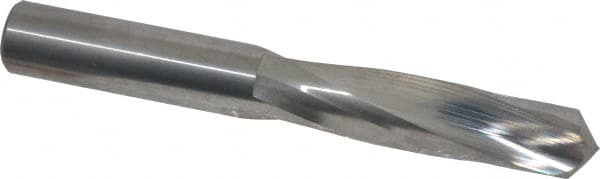 Atrax - 27/64" 135° Spiral Flute Solid Carbide Screw Machine Drill Bit - Eagle Tool & Supply