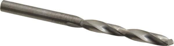 Atrax - 13/64" 118° Solid Carbide Jobber Drill - Bright Finish, Right Hand Cut, Spiral Flute, Straight Shank, 3" OAL, Standard Point - Eagle Tool & Supply
