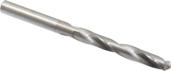 Atrax - Letter G 118° Solid Carbide Jobber Drill - Bright Finish, Right Hand Cut, Spiral Flute, Straight Shank, 3-1/2" OAL, Standard Point - Eagle Tool & Supply