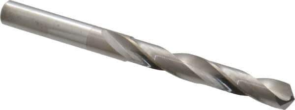 Atrax - Letter Q 118° Solid Carbide Jobber Drill - Bright Finish, Right Hand Cut, Spiral Flute, Straight Shank, 4" OAL, Standard Point - Eagle Tool & Supply