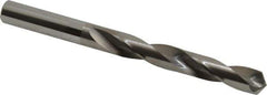 Atrax - Letter S 118° Solid Carbide Jobber Drill - Bright Finish, Right Hand Cut, Spiral Flute, Straight Shank, 4" OAL, Standard Point - Eagle Tool & Supply