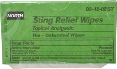 North - 10 Qty 1 Pack 10 Pack Pain Relief Wipe - Eagle Tool & Supply