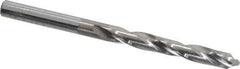 Atrax - #10 118° Solid Carbide Jobber Drill - Bright Finish, Right Hand Cut, Spiral Flute, Straight Shank, 2-3/4" OAL, Standard Point - Eagle Tool & Supply