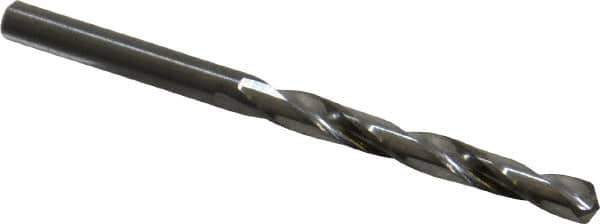 Atrax - #14 118° Solid Carbide Jobber Drill - Bright Finish, Right Hand Cut, Spiral Flute, Straight Shank, 2-3/4" OAL, Standard Point - Eagle Tool & Supply