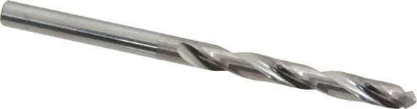 Atrax - #22 118° Solid Carbide Jobber Drill - Bright Finish, Right Hand Cut, Spiral Flute, Straight Shank, 2-1/2" OAL, Standard Point - Eagle Tool & Supply