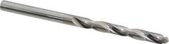 Atrax - #22 118° Solid Carbide Jobber Drill - Bright Finish, Right Hand Cut, Spiral Flute, Straight Shank, 2-1/2" OAL, Standard Point - Eagle Tool & Supply
