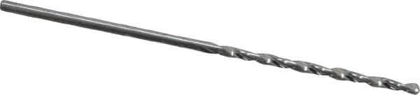 Atrax - #58 118° Solid Carbide Jobber Drill - Bright Finish, Right Hand Cut, Spiral Flute, Straight Shank, 1-1/2" OAL, Standard Point - Eagle Tool & Supply