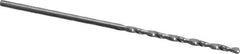 Atrax - #58 118° Solid Carbide Jobber Drill - Bright Finish, Right Hand Cut, Spiral Flute, Straight Shank, 1-1/2" OAL, Standard Point - Eagle Tool & Supply