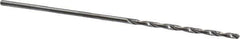Atrax - #65 118° Solid Carbide Jobber Drill - Bright Finish, Right Hand Cut, Spiral Flute, Straight Shank, 1-3/8" OAL, Standard Point - Eagle Tool & Supply