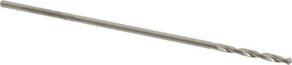 Atrax - #66 118° Solid Carbide Jobber Drill - Bright Finish, Right Hand Cut, Spiral Flute, Straight Shank, 1-1/4" OAL, Standard Point - Eagle Tool & Supply