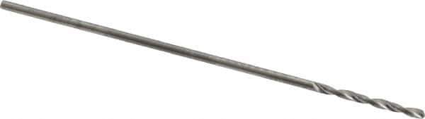 Atrax - #69 118° Solid Carbide Jobber Drill - Bright Finish, Right Hand Cut, Spiral Flute, Straight Shank, 1-1/4" OAL, Standard Point - Eagle Tool & Supply