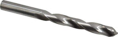 Atrax - 9.5mm 118° Solid Carbide Jobber Drill - Bright Finish, Right Hand Cut, Spiral Flute, Straight Shank, 4-1/4" OAL, Standard Point - Eagle Tool & Supply