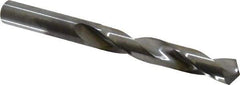 Atrax - 11mm 118° Solid Carbide Jobber Drill - Bright Finish, Right Hand Cut, Spiral Flute, Straight Shank, 4-1/2" OAL, Standard Point - Eagle Tool & Supply