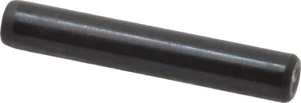 Holo-Krome - 1/4" Diam x 1-1/2" Pin Length 4000 Alloy Steel Oversized Dowel Pin - Black Luster Finish, C 47-58 & C 60 (Surface) Hardness, 1 Beveled & 1 Rounded End - Eagle Tool & Supply