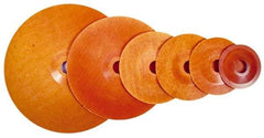Made in USA - 9" Diam Locking Nut Disc Backing Pad - Soft Density, 15,000 RPM - Eagle Tool & Supply