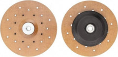 Made in USA - 7" Diam Locking Nut Disc Backing Pad - Soft Density, 10,000 RPM - Eagle Tool & Supply