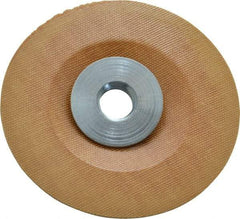 Made in USA - 4" Diam Locking Nut Disc Backing Pad - Soft Density, 25,000 RPM - Eagle Tool & Supply