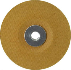 Made in USA - 5" Diam Locking Nut Disc Backing Pad - Soft Density, 20,000 RPM - Eagle Tool & Supply
