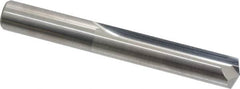 Atrax - 7/16", 140° Point, Solid Carbide Straight Flute Drill Bit - Eagle Tool & Supply