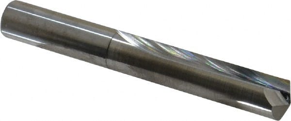 Atrax - 12mm, 140° Point, Solid Carbide Straight Flute Drill Bit - Eagle Tool & Supply