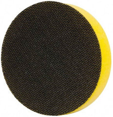 3M - 3" Diam Quick-Change Type R Disc Backing Pad - Soft Density, 6,000 RPM, Roloc Compatible - Eagle Tool & Supply