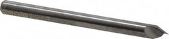Atrax - 1/8" Head Diam, 1/8" Shank Diam, 1 Flute 60° Solid Carbide Countersink - Eagle Tool & Supply