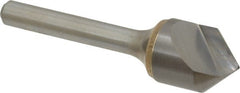 Atrax - 5/8" Head Diam, 1/4" Shank Diam, 1 Flute 90° Solid Carbide Countersink - Eagle Tool & Supply