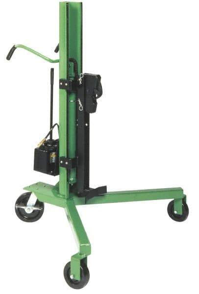 Valley Craft - 800 Lb Load Capacity, 30 & 55 Gal Drum Transporter - 49-1/2" Wide x 60-1/2" High - Eagle Tool & Supply