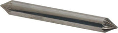 Atrax - 1/4" Cut Diam, 1/4" Shank Diam, Taper Head Single Cut Burr - Carbide, Radius End, 3/16" LOC, 2" OAL - Eagle Tool & Supply