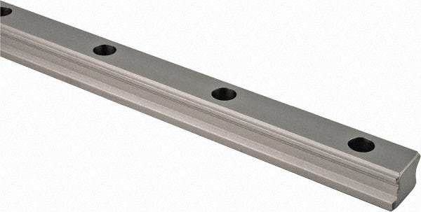 THK - 820mm OAL x 20mm Overall Width x 17mm Overall Height 4 Way SHS Rail - 60mm Between Holes, 6 x 9-1/2 x 8-1/2mm Hole Size - Eagle Tool & Supply