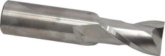 Atrax - 7/8", 1-1/2" LOC, 7/8" Shank Diam, 4" OAL, 2 Flute, Solid Carbide Square End Mill - Single End, Uncoated, Spiral Flute, 30° Helix, Centercutting, Right Hand Cut, Right Hand Flute - Eagle Tool & Supply