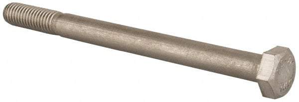 Value Collection - M8x1.25mm Metric Coarse, 100mm Length Under Head Hex Head Cap Screw - Partially Threaded, Grade 18-8 Stainless Steel, Uncoated, 13mm Hex - Eagle Tool & Supply