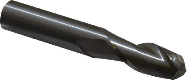 Atrax - 7/16" Diam, 1" LOC, 2 Flute Solid Carbide Ball End Mill - Uncoated, Single End, 2-3/4" OAL, 7/16" Shank Diam - Eagle Tool & Supply