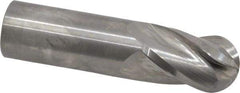 Atrax - 1" Diam, 1-1/2" LOC, 4 Flute Solid Carbide Ball End Mill - Uncoated, Single End, 4" OAL, 1" Shank Diam - Eagle Tool & Supply