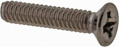 Value Collection - M2x0.40 Metric Coarse, 10mm OAL Phillips Drive Machine Screw - Flat Head, Grade 18-8 & A2 Stainless Steel, Uncoated, Without Washer - Eagle Tool & Supply