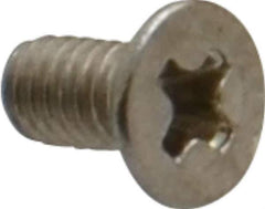Value Collection - M2.5x0.45 Metric Coarse, 5mm OAL Phillips Drive Machine Screw - Flat Head, Grade 18-8 & A2 Stainless Steel, Uncoated, Without Washer - Eagle Tool & Supply