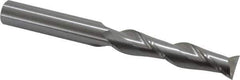 Atrax - 5/8", 3" LOC, 5/8" Shank Diam, 6" OAL, 2 Flute, Solid Carbide Square End Mill - Single End, Uncoated, Spiral Flute, 30° Helix, Centercutting, Right Hand Cut - Eagle Tool & Supply