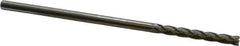 Atrax - 1/8", 1" LOC, 1/8" Shank Diam, 3" OAL, 4 Flute, Solid Carbide Square End Mill - Single End, Uncoated, Spiral Flute, 30° Helix, Centercutting, Right Hand Cut - Eagle Tool & Supply