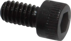 Made in USA - #8-32 UNC Hex Socket Drive, Socket Cap Screw - Alloy Steel, Black Oxide Finish, Fully Threaded, 5/16" Length Under Head - Eagle Tool & Supply