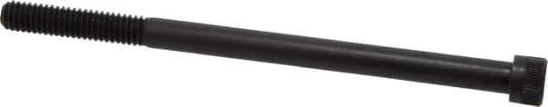 Made in USA - 5/16-18 UNC Hex Socket Drive, Socket Cap Screw - Alloy Steel, Black Oxide Finish, Partially Threaded, 5" Length Under Head - Eagle Tool & Supply