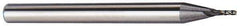 M.A. Ford - 5/8", 3/4" LOC, 5/8" Shank Diam, 3" OAL, 4 Flute, Solid Carbide Square End Mill - Single End, TiAlN Finish, Spiral Flute, 30° Helix, Centercutting, Right Hand Cut, Right Hand Flute, Series 163 - Eagle Tool & Supply