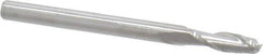 Atrax - 3mm, 9mm LOC, 3mm Shank Diam, 38mm OAL, 2 Flute, Solid Carbide Square End Mill - Single End, Uncoated, Spiral Flute, 30° Helix, Centercutting, Right Hand Cut - Eagle Tool & Supply
