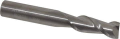 Atrax - 10mm, 22mm LOC, 10mm Shank Diam, 70mm OAL, 2 Flute, Solid Carbide Square End Mill - Single End, Uncoated, Spiral Flute, 30° Helix, Centercutting, Right Hand Cut - Eagle Tool & Supply